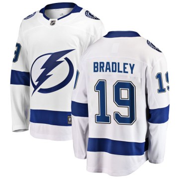 Fanatics Branded Tampa Bay Lightning Men's Brian Bradley Breakaway White Away NHL Jersey