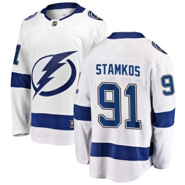 Fanatics Branded Tampa Bay Lightning Men's Steven Stamkos Breakaway White Away NHL Jersey