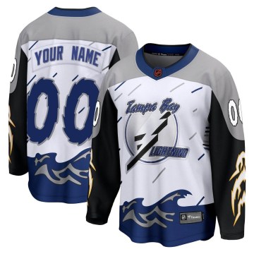 Fanatics Branded Tampa Bay Lightning Youth Custom Breakaway White Custom Special Edition 2.0 NHL Jersey