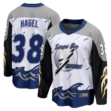 Fanatics Branded Tampa Bay Lightning Youth Brandon Hagel Breakaway White Special Edition 2.0 NHL Jersey