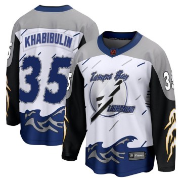 Fanatics Branded Tampa Bay Lightning Youth Nikolai Khabibulin Breakaway White Special Edition 2.0 NHL Jersey
