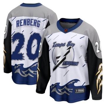 Fanatics Branded Tampa Bay Lightning Youth Mikael Renberg Breakaway White Special Edition 2.0 NHL Jersey
