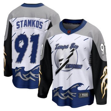 Fanatics Branded Tampa Bay Lightning Youth Steven Stamkos Breakaway White Special Edition 2.0 NHL Jersey