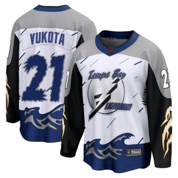 Fanatics Branded Tampa Bay Lightning Youth Mick Vukota Breakaway White Special Edition 2.0 NHL Jersey