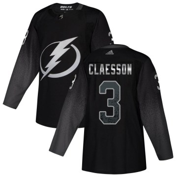Adidas Tampa Bay Lightning Youth Fredrik Claesson Authentic Black Alternate NHL Jersey