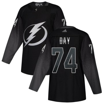 Adidas Tampa Bay Lightning Youth Sean Day Authentic Black Alternate NHL Jersey