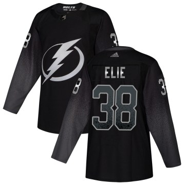 Adidas Tampa Bay Lightning Youth Remi Elie Authentic Black Alternate NHL Jersey