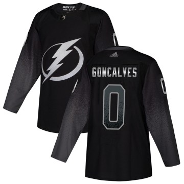 Adidas Tampa Bay Lightning Youth Gage Goncalves Authentic Black Alternate NHL Jersey