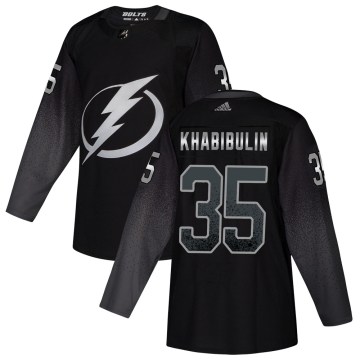 Adidas Tampa Bay Lightning Youth Nikolai Khabibulin Authentic Black Alternate NHL Jersey