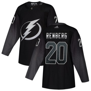 Adidas Tampa Bay Lightning Youth Mikael Renberg Authentic Black Alternate NHL Jersey