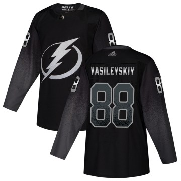 Adidas Tampa Bay Lightning Youth Andrei Vasilevskiy Authentic Black Alternate NHL Jersey