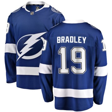 Fanatics Branded Tampa Bay Lightning Men's Brian Bradley Breakaway Blue Home NHL Jersey