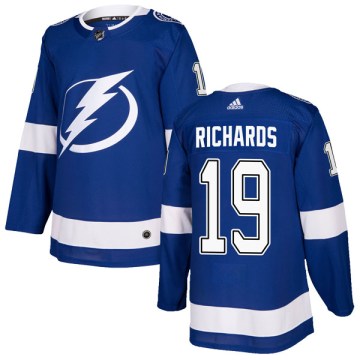 Adidas Tampa Bay Lightning Men's Brad Richards Authentic Blue Home NHL Jersey