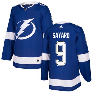 Adidas Tampa Bay Lightning Men's Denis Savard Authentic Blue Home NHL Jersey