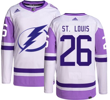 Adidas Tampa Bay Lightning Youth Martin St. Louis Authentic Hockey Fights Cancer NHL Jersey