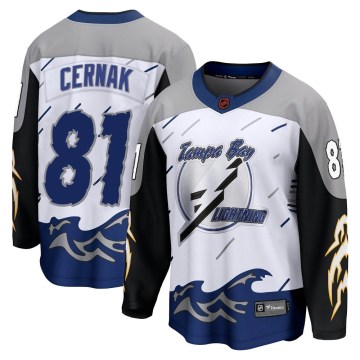 Fanatics Branded Tampa Bay Lightning Men's Erik Cernak Breakaway White Special Edition 2.0 NHL Jersey