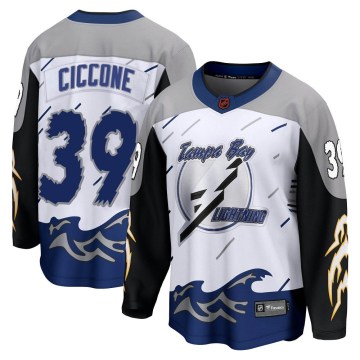 Fanatics Branded Tampa Bay Lightning Men's Enrico Ciccone Breakaway White Special Edition 2.0 NHL Jersey
