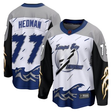 Fanatics Branded Tampa Bay Lightning Men's Victor Hedman Breakaway White Special Edition 2.0 NHL Jersey
