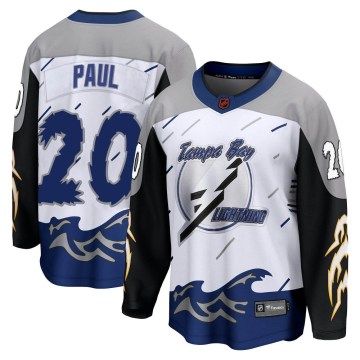 Fanatics Branded Tampa Bay Lightning Men's Nicholas Paul Breakaway White Special Edition 2.0 NHL Jersey