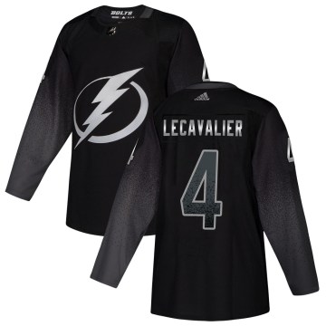 Adidas Tampa Bay Lightning Men's Vincent Lecavalier Authentic Black Alternate NHL Jersey