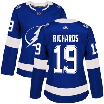 Adidas Tampa Bay Lightning Women's Brad Richards Authentic Blue Home NHL Jersey
