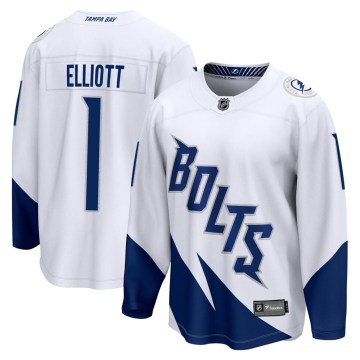 Fanatics Branded Tampa Bay Lightning Men's Brian Elliott Breakaway White 2022 Stadium Series NHL Jersey