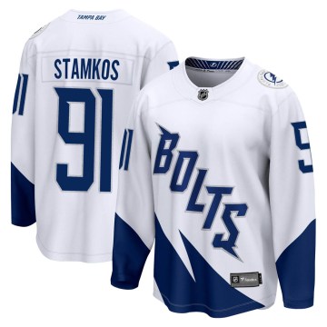 Fanatics Branded Tampa Bay Lightning Men's Steven Stamkos Breakaway White 2022 Stadium Series NHL Jersey