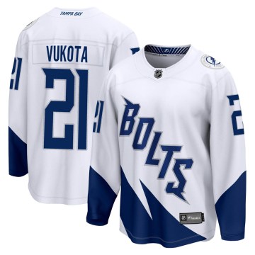 Fanatics Branded Tampa Bay Lightning Men's Mick Vukota Breakaway White 2022 Stadium Series NHL Jersey