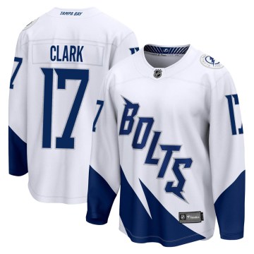 Fanatics Branded Tampa Bay Lightning Youth Wendel Clark Breakaway White 2022 Stadium Series NHL Jersey