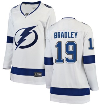 Fanatics Branded Tampa Bay Lightning Women's Brian Bradley Breakaway White Away NHL Jersey