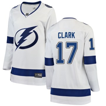 Fanatics Branded Tampa Bay Lightning Women's Wendel Clark Breakaway White Away NHL Jersey