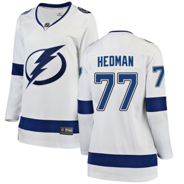 Fanatics Branded Tampa Bay Lightning Women's Victor Hedman Breakaway White Away NHL Jersey