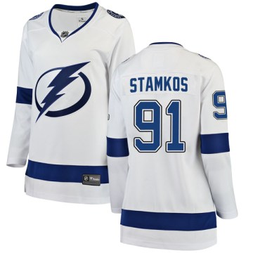 Fanatics Branded Tampa Bay Lightning Women's Steven Stamkos Breakaway White Away NHL Jersey