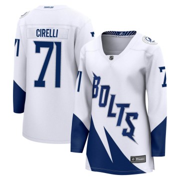Fanatics Branded Tampa Bay Lightning Women's Anthony Cirelli Breakaway White 2022 Stadium Series NHL Jersey