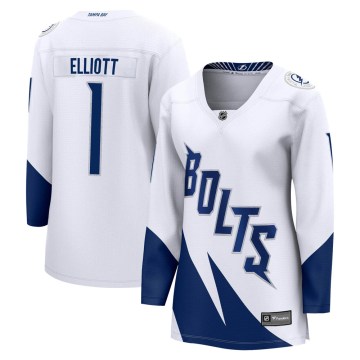 Fanatics Branded Tampa Bay Lightning Women's Brian Elliott Breakaway White 2022 Stadium Series NHL Jersey