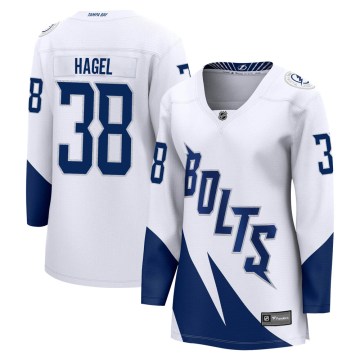 Fanatics Branded Tampa Bay Lightning Women's Brandon Hagel Breakaway White 2022 Stadium Series NHL Jersey