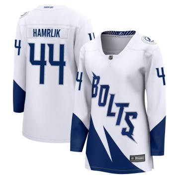Fanatics Branded Tampa Bay Lightning Women's Roman Hamrlik Breakaway White 2022 Stadium Series NHL Jersey