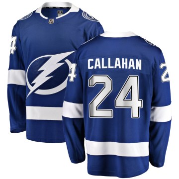 Fanatics Branded Tampa Bay Lightning Youth Ryan Callahan Breakaway Blue Home NHL Jersey
